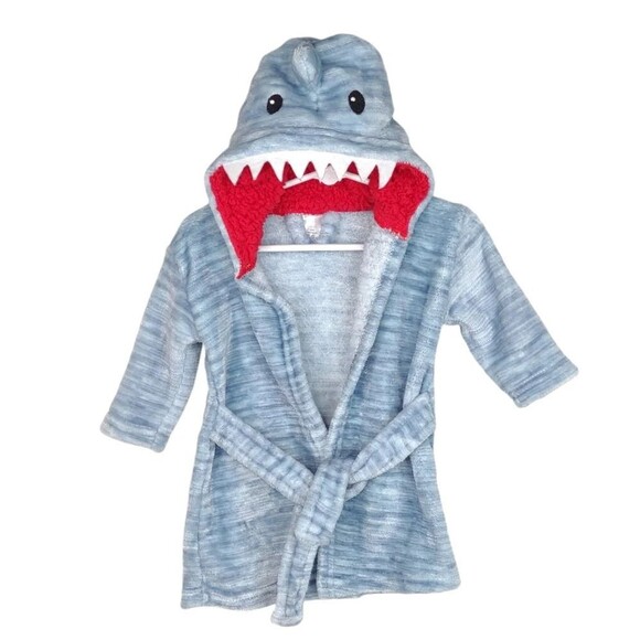 Shark Robe Bathtime size 0-9 months Modern Baby - Picture 11 of 11